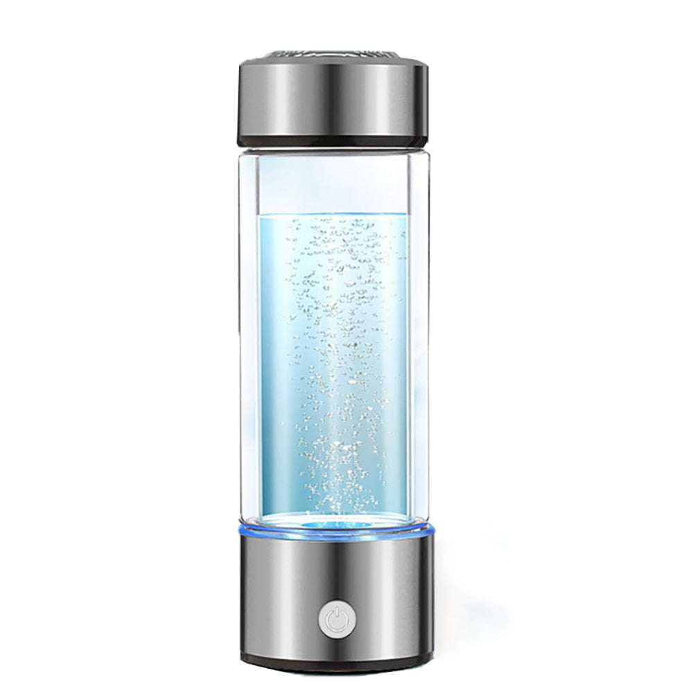 500 600ML Portable Hydrogen Generator Water Filter Ionizer Pure H2 PEM Rich Hydrogen alkaline Bottle Electrolysis Drink Hydrogen