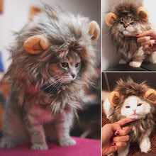 Load image into Gallery viewer, Funny Cute Pet Cat Costume Lion Mane Wig
