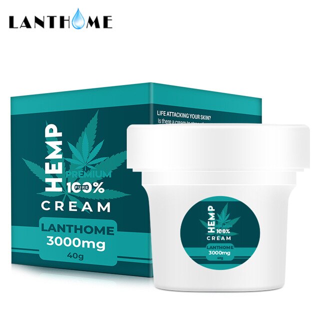 Natural Hemp Face Cream Organic Hemp Oil 3000mg CBD Oil Hemp Seed Cream Anti-inflammation And Arthritis Pain Relief Anti Stress