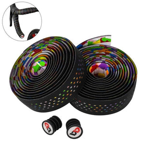 2PCS Lightweight Sticky PU EVA Road Bike Handlebar Tape